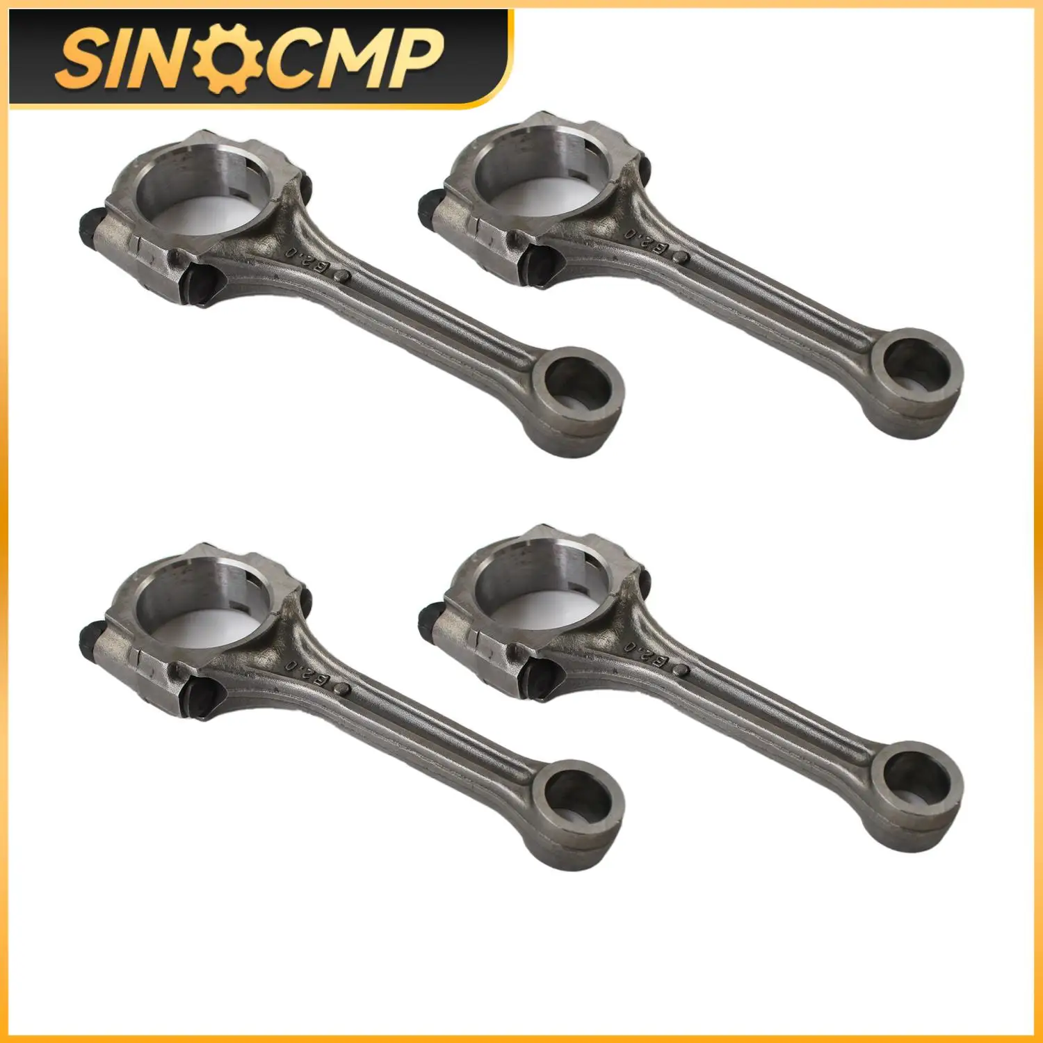 

4Pcs Brand New Connecting Rods 23510-23710 for Hyundai Tucson Sonata G4GC 2.0L Automotive Engine Parts