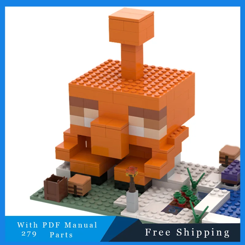 279 PCS Famous Game Golem House Building Blocks Bricks Model For Children Educational DIY Assembly Toys Christmas Festival Gifts