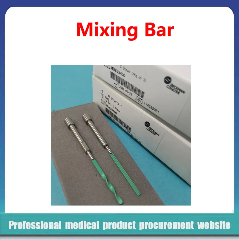 Beckman-Analizador de Bioquímica AU5800 AU5811 AU5831, barra mezcladora tipo L/S, forma de L, MU855500, 3 unidades por caja