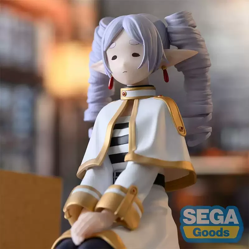 In Stock Original SEGA Frieren Curly ผมอะนิเมะวันเกิดคอลเลกชันเดสก์ท็อปเครื่องประดับของขวัญของเล่นสําหรับเด็ก
