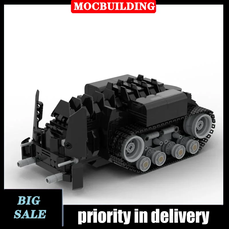 MOC Batmobile Model Building Block UCS Series Tank The Animated Movie Collection Toys Gift