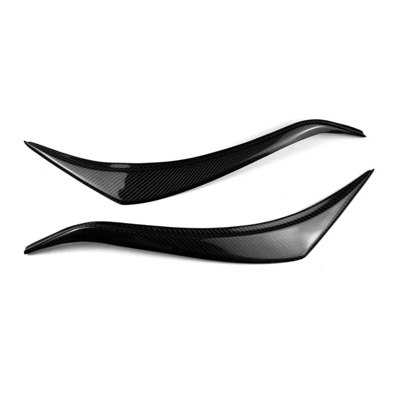 

For Toyota Spade 2012-2020 Front Car Headlight Eyebrow Head Light Eyelid Carbon Fiber Trim Sticker