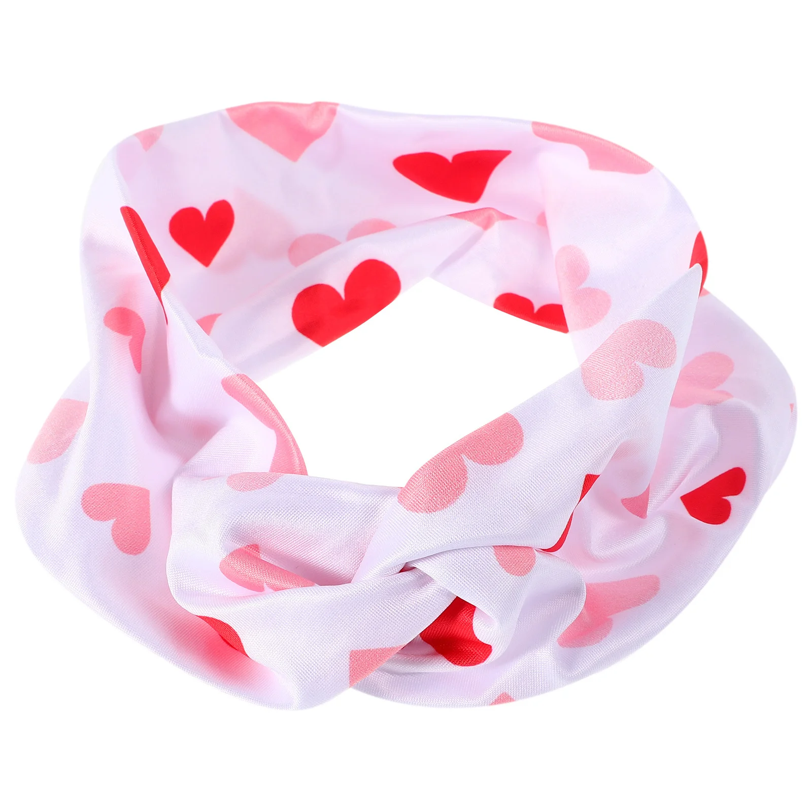 

Soft Stretchy Heart Printed Headbands For Women Non-Slip Hair Wraps Turban Bandana For Yoga Workout Running Gym Sports