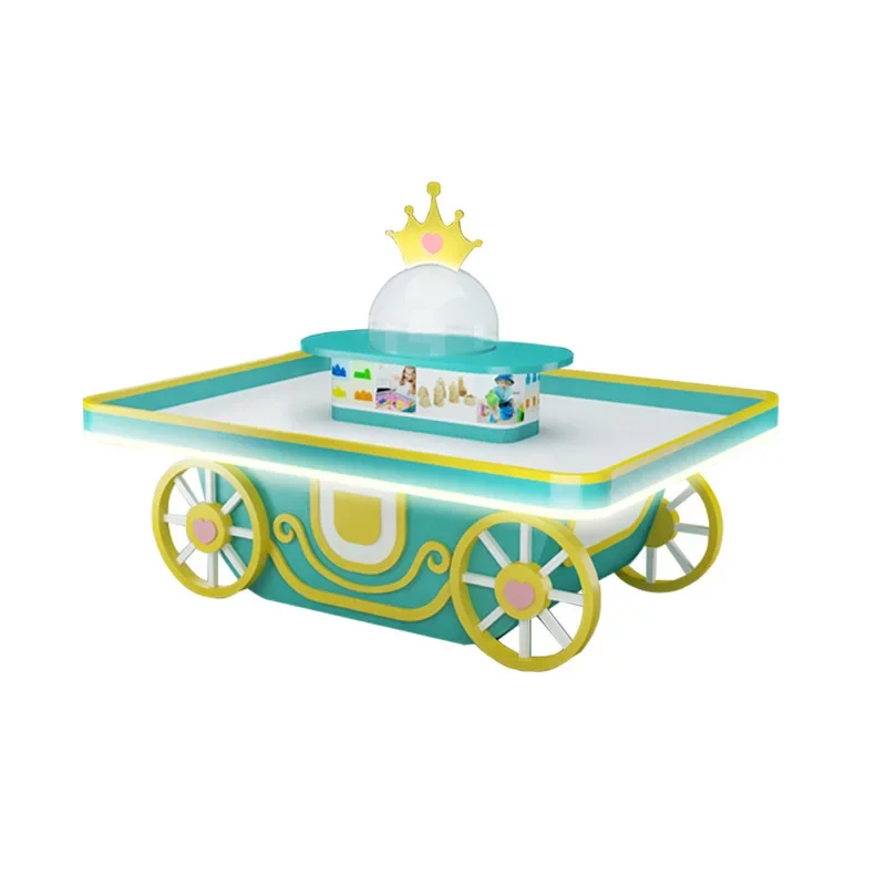 

Children's Play Space Sand Table Wooden, Handmade Princess Car Toy Table Luminous Light Strip Customizable