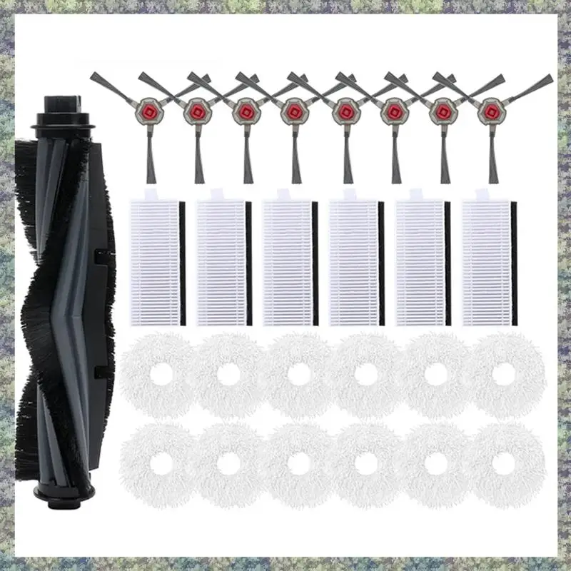 

WON For ECOVACS Deebot N9+/N9&Plus Robot Vacuum Cleaner Side Brush Dust Box Main Brush Mop Cloth Filter Parts