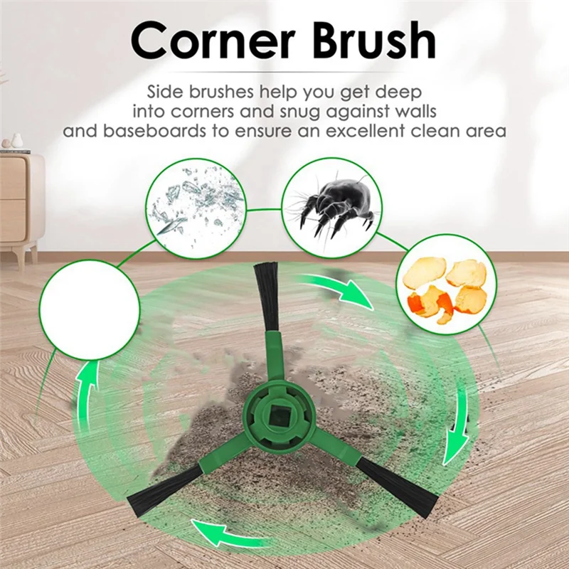 AC39-Parti di ricambio Forirobot Roomba Combo Essential Vac 2 Q0520 Accessori per aspirapolvere Spazzola laterale principale Filtri Sacchetti per la polvere