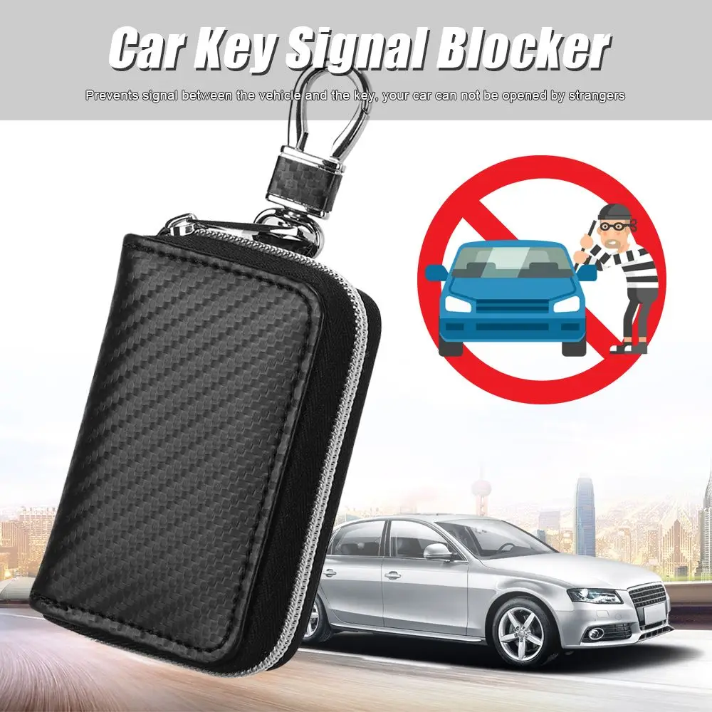 Car Key Signal Blocker Case Faraday Cage Fob Pouch Keyless RFID Blocking Bag