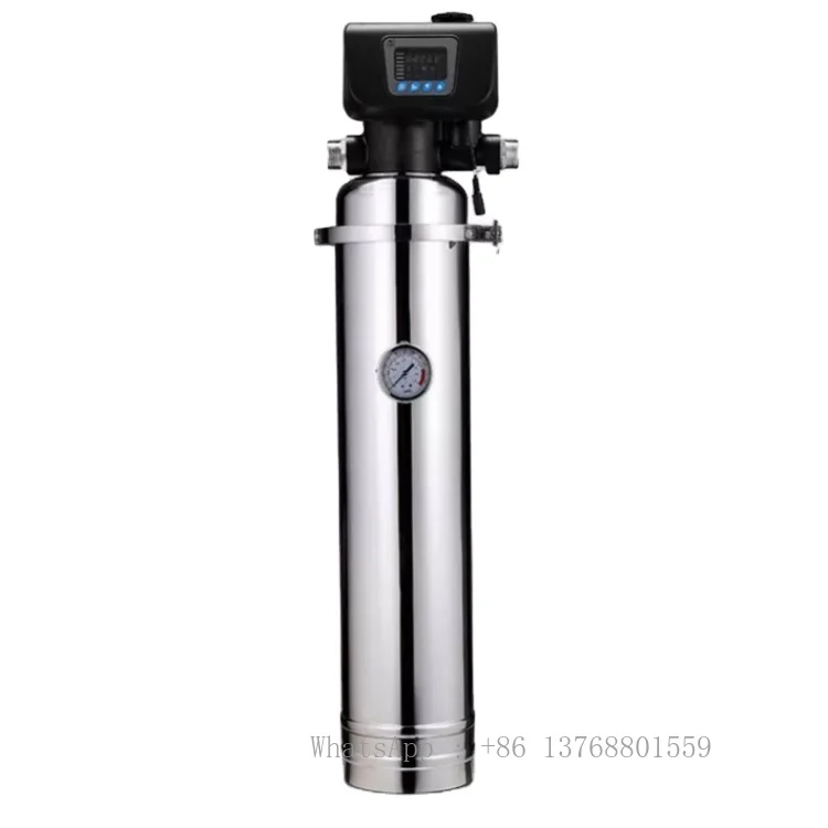 High Flow 8000L/H Home Water Filter Systems Stainless Steel Central Water Purifier For Whole House