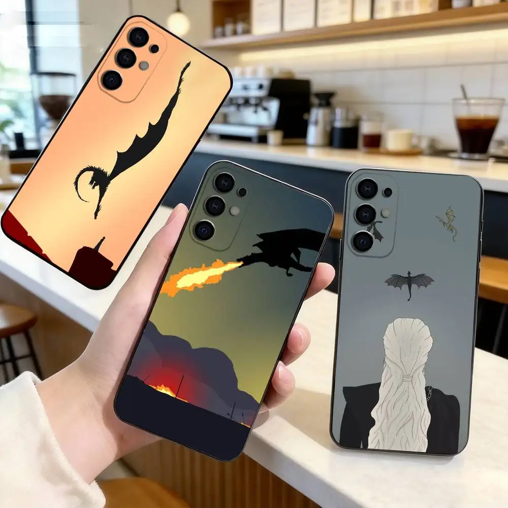 Game of T-Thrones cool  Phone Case For Samsung S25,S24,S21,S22,S23,S30,Ultra,S20,Plus,Fe,Soft Silicone Black Cover