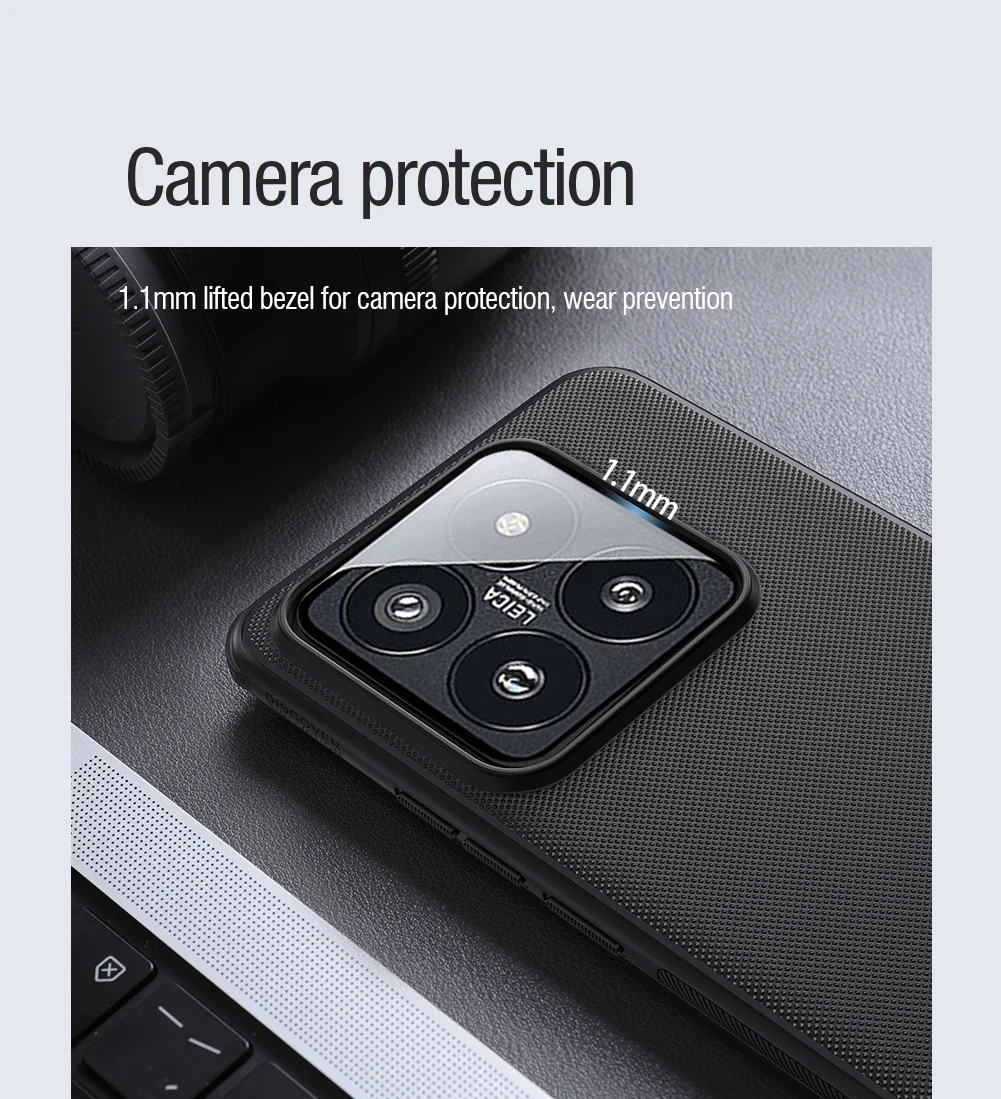 Nillkin Matte Magnetic Wireless for Xiaomi Mi 14 / 14 Pro M14 Magsafe Case Super Frosted Shield Hard PC Plastic Back Cover