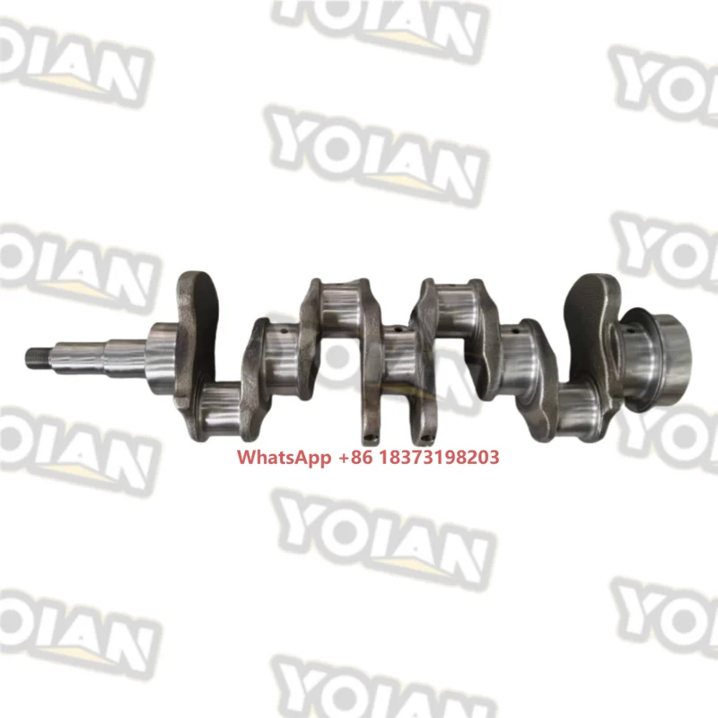

YOIAN Excavator Parts Machinery Engine Parts Forged Steel Crank Shaft 4d30 4d31 4d32 4d33 Forged Steel Crankshaft