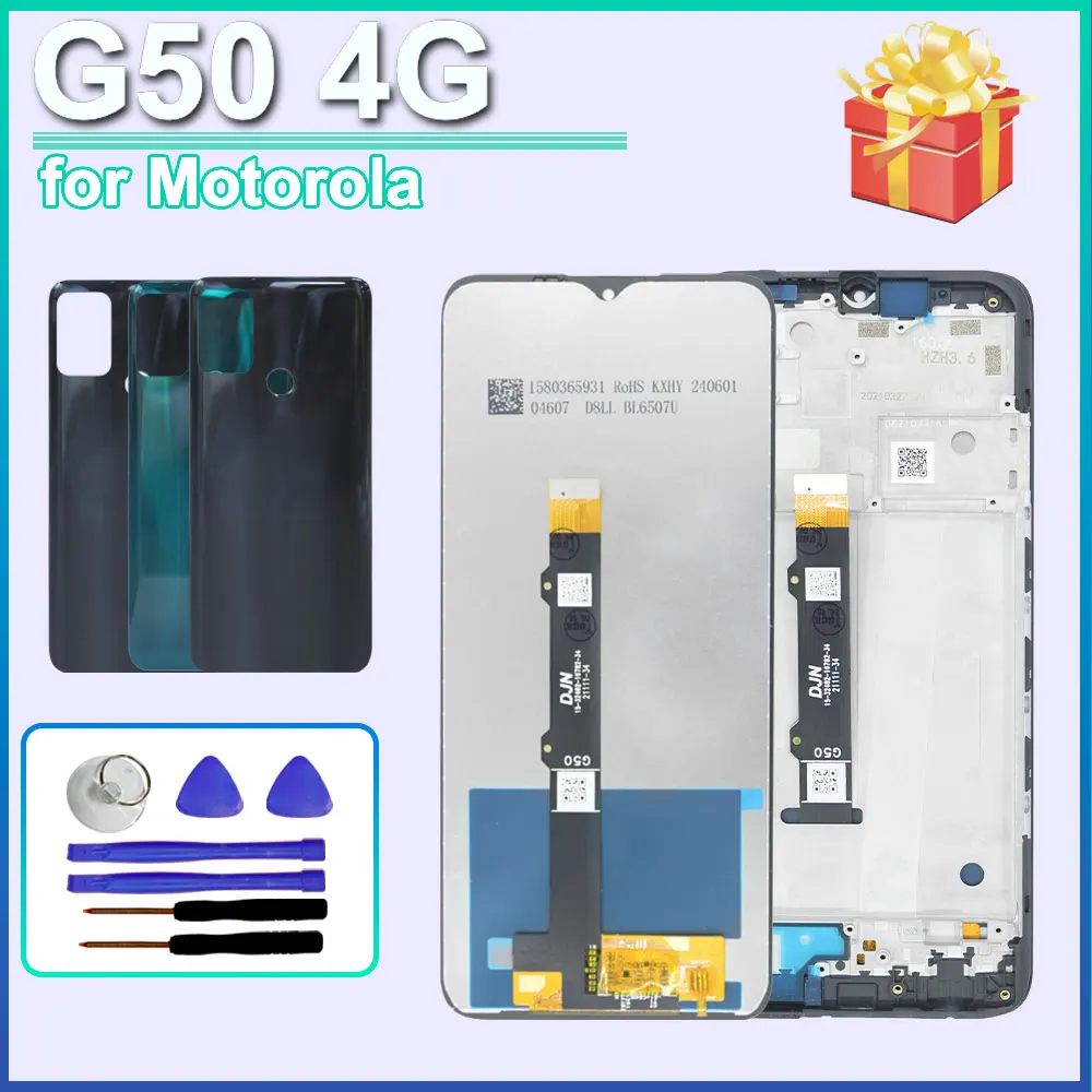 LCD Display for Motorola Moto G50 4G XT2137 Touch Screen Digitizer Assembly Replacement for Moto G50 4G XT2137 LCD Screen