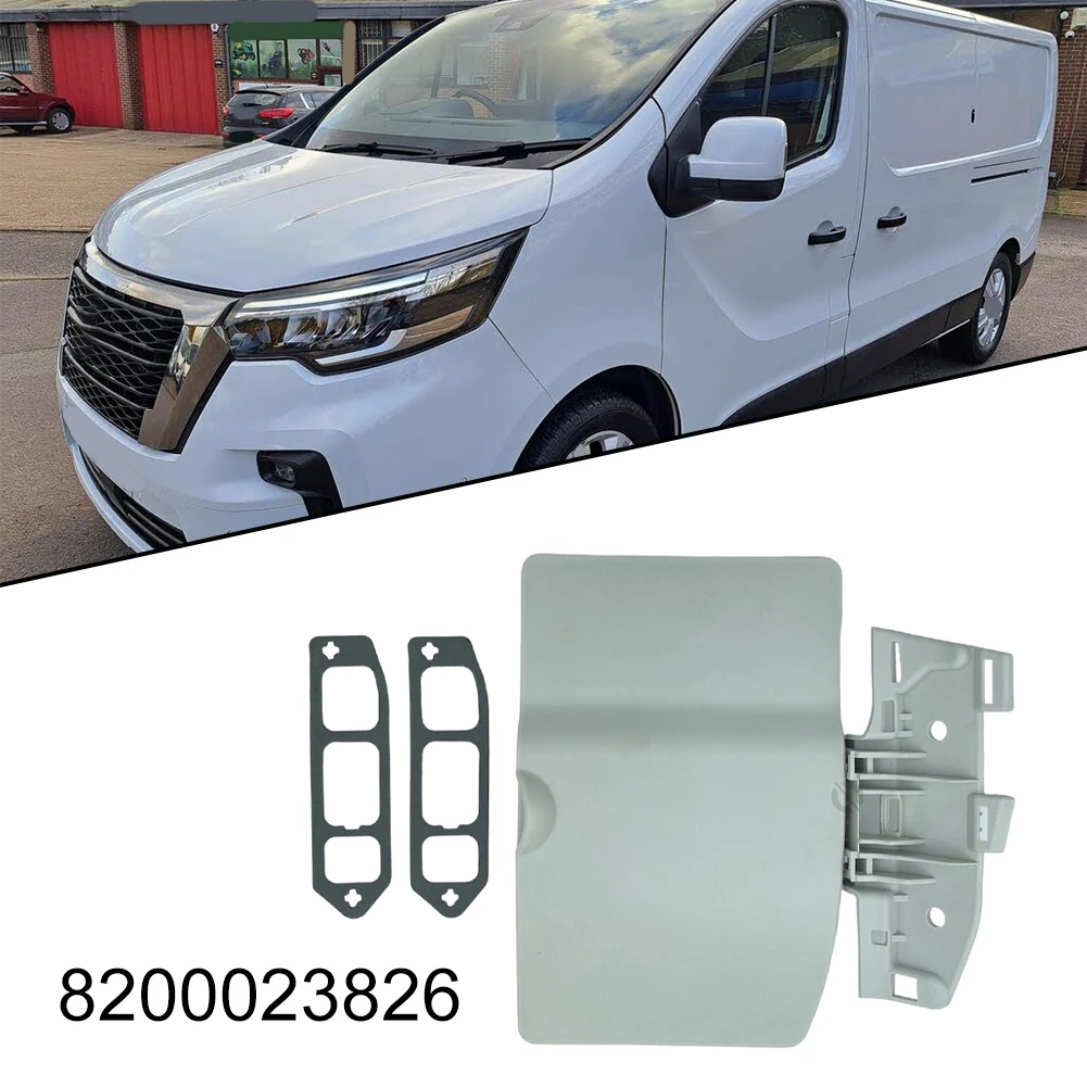 

External Fuel Tank Cap Door For Vauxhall Vivaro For Renault Trafic Mk2 For Nissan Primaster Replace 8200023826 91166210 Gray