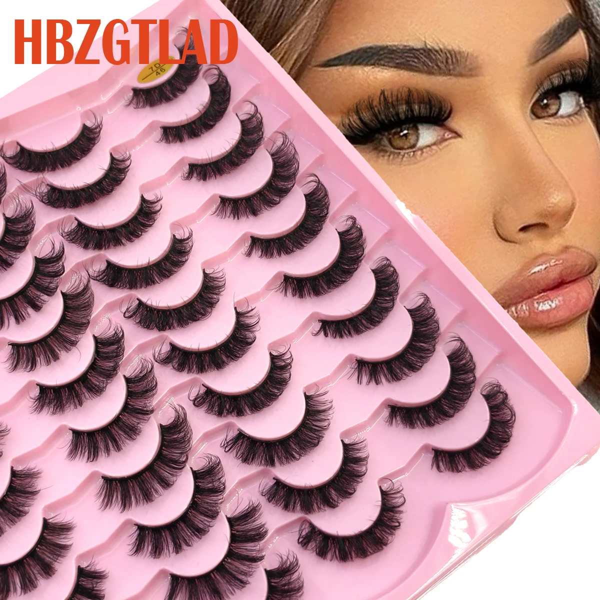 20 Paar Volumen-Wimpern 3D Nerz-Wimpern Großpackung Künstliche Natürliche Nerz-Wimpern Kurze Großhandels-Naturwimpern ﻿