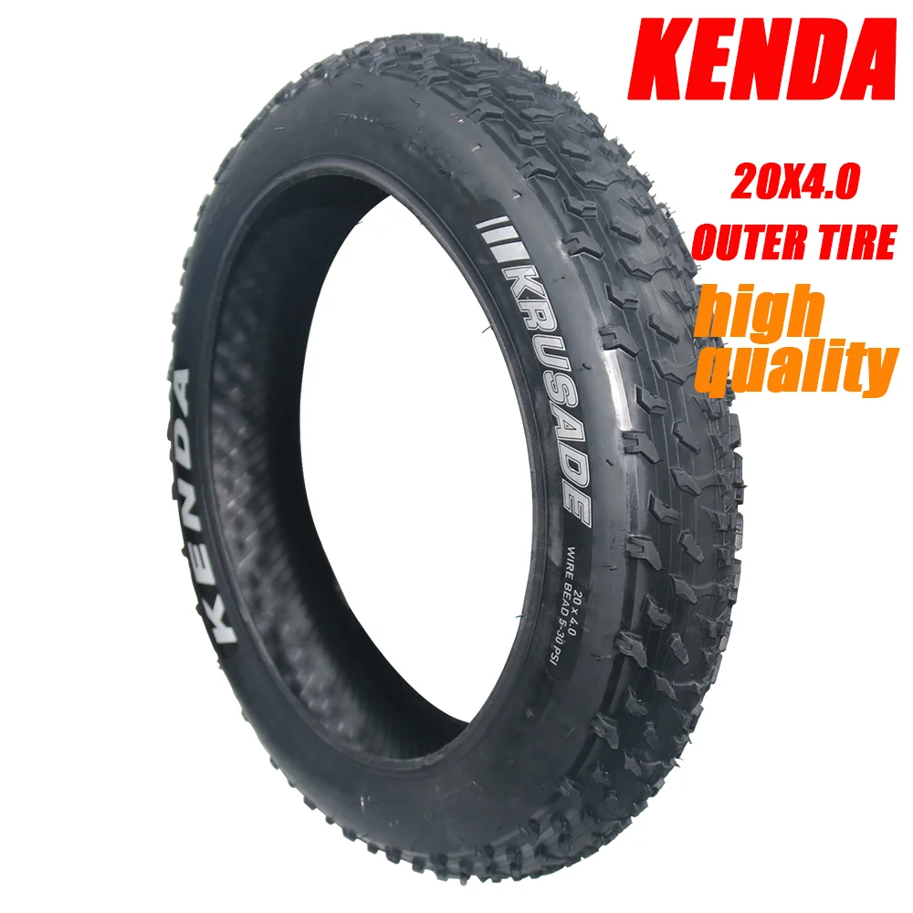 Kenda K1188/K1167 Krusade Fat Tire 20x4.0 Fahrradreifen 20"x4.00 Drahtreifen SRC Schwarz Fatbike-Reifen