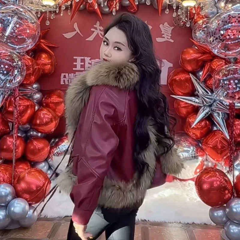 새로운 겨울 인터넷 유명한 황금섬 오소리 칼라 패셔너블한 코트 하이닝 외부의 심플한 개별 및 캐주얼웨어