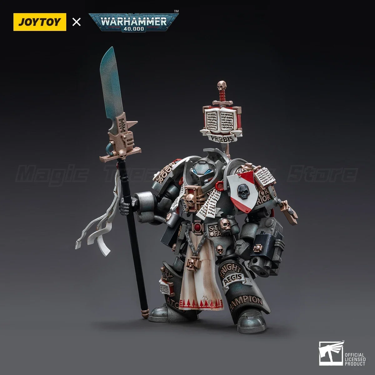 【Na stanie】JOYTOY 1/18 Figurka akcji Warhammer 40K Grey Knights Terminator Jaric Thule Zabawka