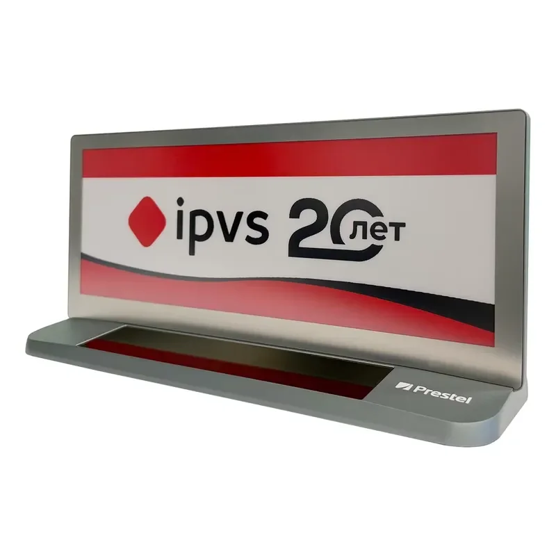 10 Inch Wireless Aluminum Conference Electronic Nameplate with 1280x800 Resolution CE/ROHS Certified Table Sign for Office
