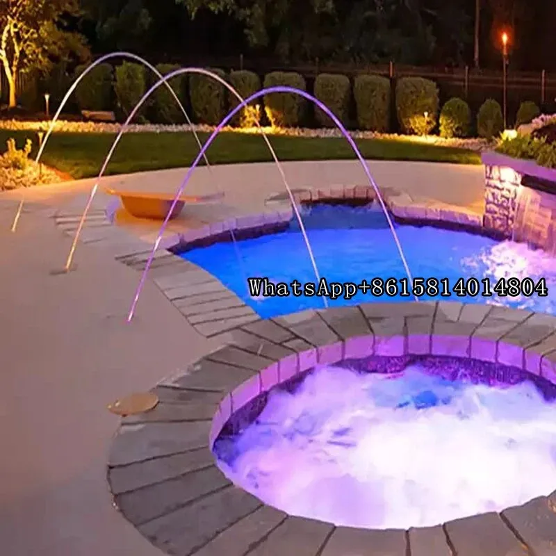 1PC Colorful Laminar Flow Jet With LED Indoor Jumping Jets Water Fountain
