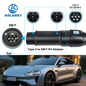 Kolanky 32A 7.2kW 22kW Type 2 轉 GBT 轉接器家用充電轉換器,適用於 GBT 中國電動車混合動力車 10 最佳銷售 22千瓦壁掛式電源 - №5