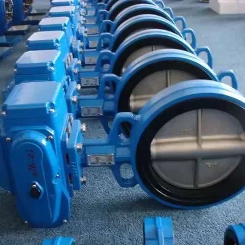 Cast Iron Wafer Electric Actuated Butterfly Valve With Actuator Flange Pneumatic Low Price China Valve Butterfly Manufacturer