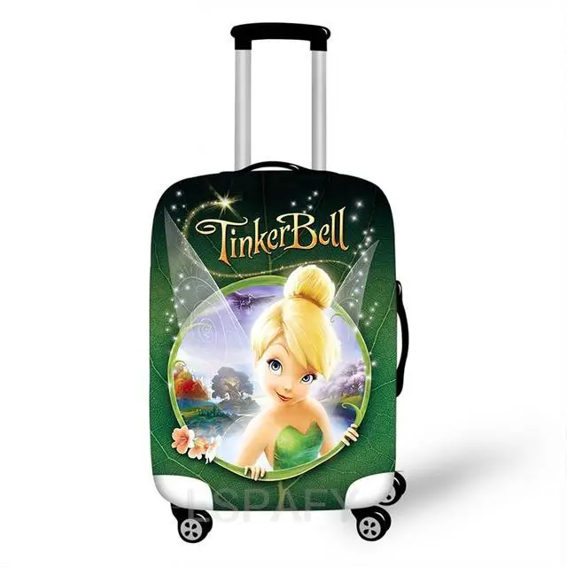 Disney Tinker Bell Elastic Thicken Luggage Suitcase Protective Cover Protect Dust Bag Case Cartoon Travel Cover