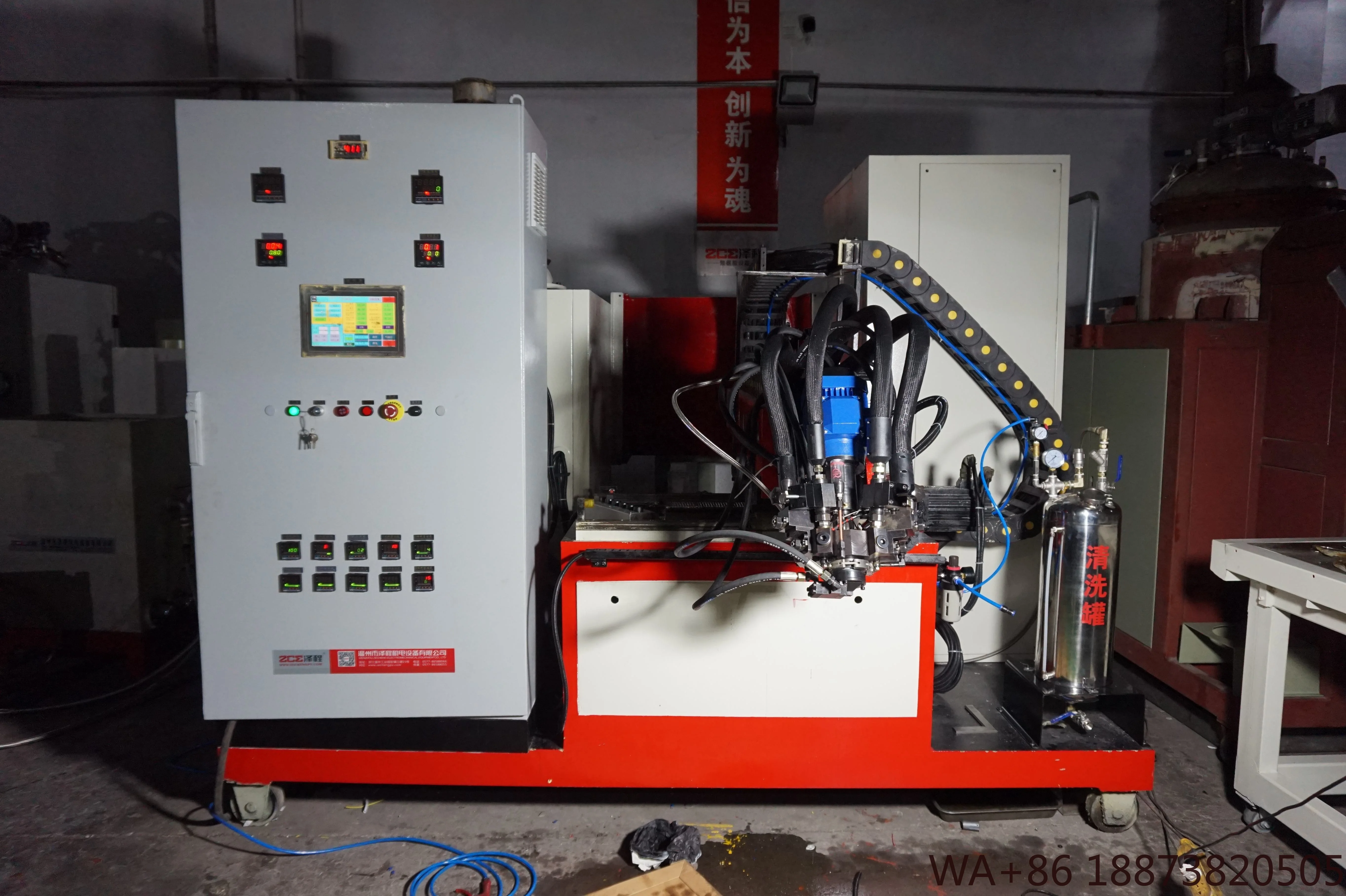 صب مصنع توريد ZC الضغط المنخفض البولي يوريثين الراتنج المطاط الصب آلة يوريتان تدور الصب #1