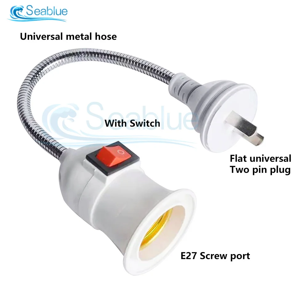 Direct Plug-in Rotary Lamp Head E27 Socket Lamp Bulb Holder with Switch EU US Plug Lamp Holder LED Table Lamp Led Base Lamp Base