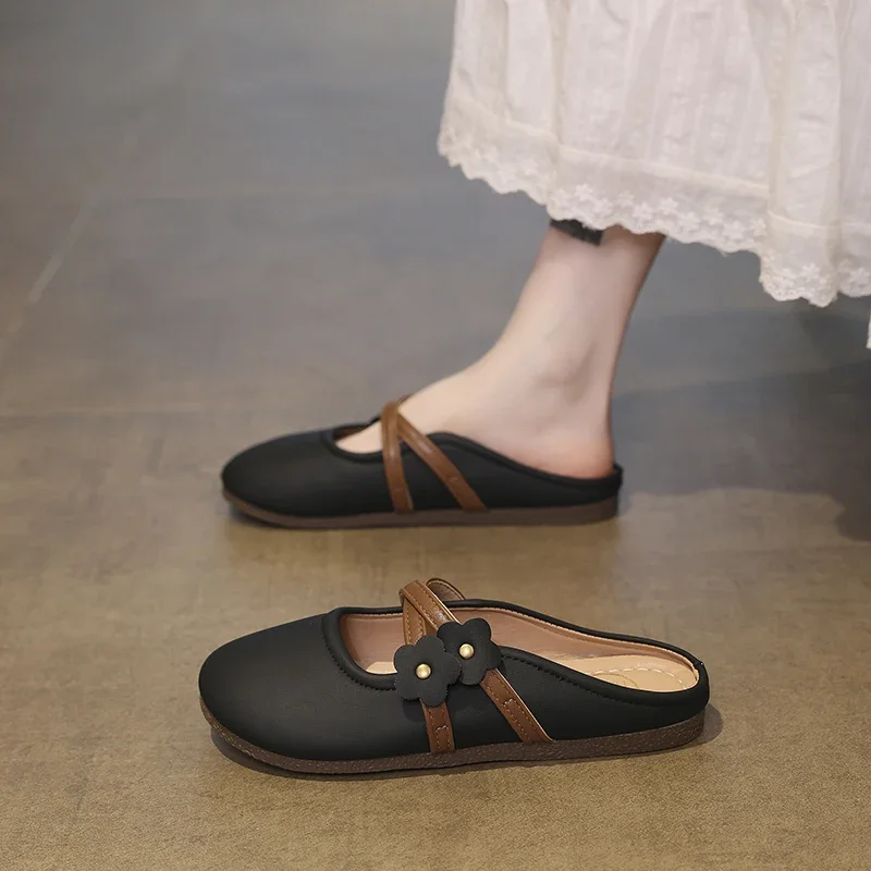 Group Activity Ladies Flat Slippers Anti Slip Uniform Neat Look for Collective Outdoor Walking Friend Gathering and Daily