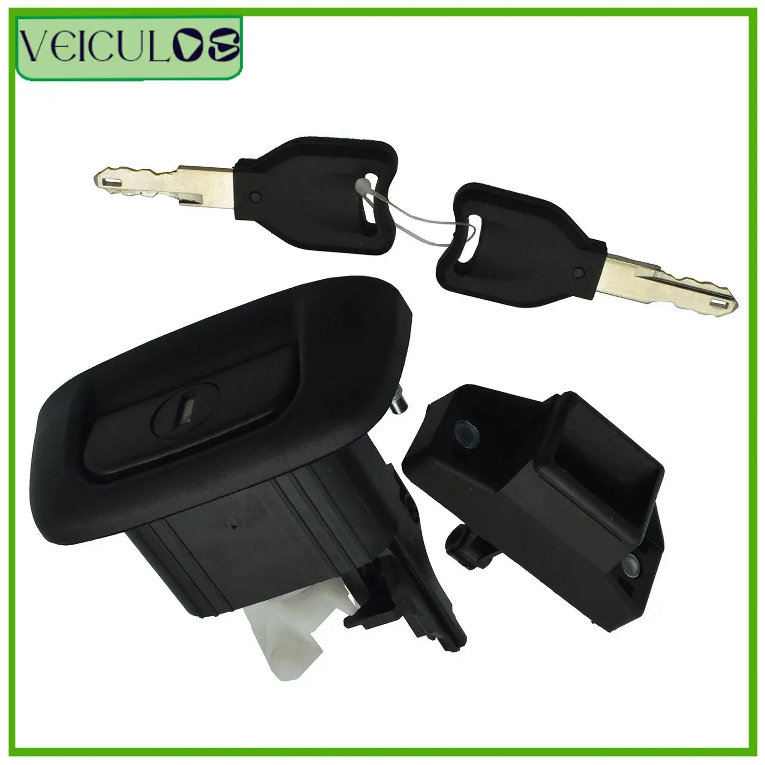 2Pcs Kit Tailgate Trunk Boot Lock & Latch 7700791731 7700431773 7701472508 For Renault Thalia I Logan Clio 1998-2010 Car Parts