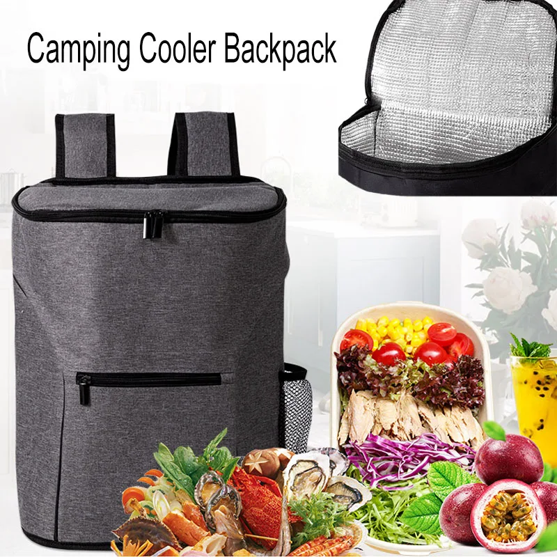 

26L Thermal Backpack Waterproof Thickened Cooler Bag Large Insulated Bag Picnic Cooler Backpack Refrigerator Bag Lunch Bags