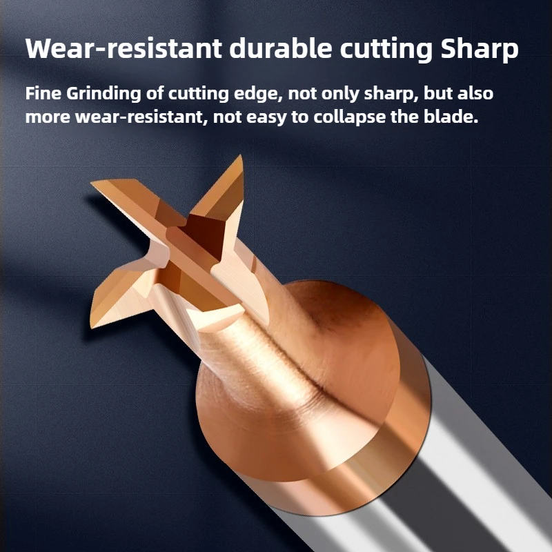 KT CNC HRC60 تتوافق قاطعة المطحنة كربيد 30 45 60 نهاية مطحنة درجة التنغستن الصلب أدوات التصنيع باستخدام الحاسب الآلي للمعادن 1 مللي متر-16 مللي متر