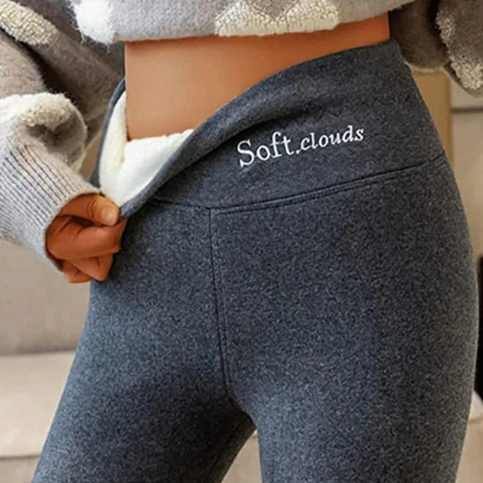 Winter Warmer Leggings Women Ladies Thermal Pants Pantyhose Socks Velvet Tights Elastic Thicken Stocking Fleece Lined Underwear