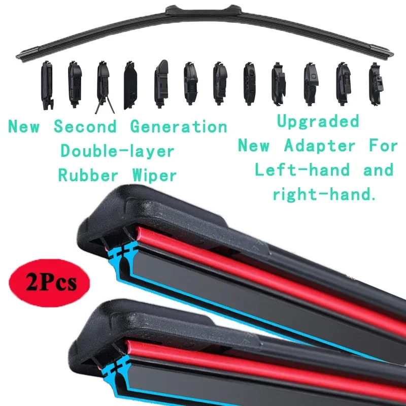 For Bentley Continental GT 2003-2018 Car Windshield Wiper Blade Front Windscreen Brushes Washer Accessories Replacement Parts