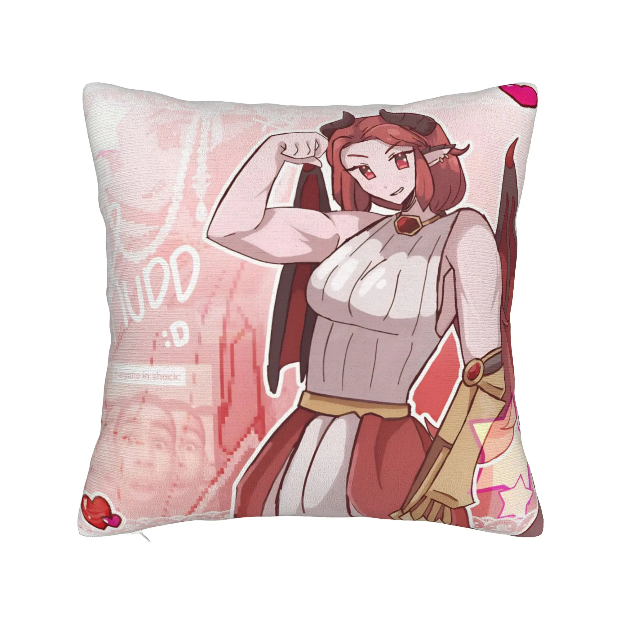 Trickcal C-Chibi Go Games Pillow Covers Stuff Printing Cushion Cover Decor  Throw Pillow Case Cover Bedroom Multi Size