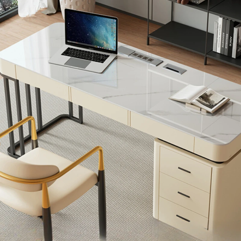 Manicure Writing Office Desks Executive Study Gaming Computer Office Desks Reception Work Tablo Tavolo Office Furniture WN50OD