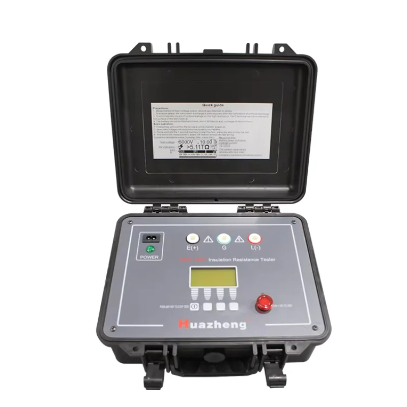 Electric High-voltage 10kv Digital Tramegger High Current Insulation Resistance Tester