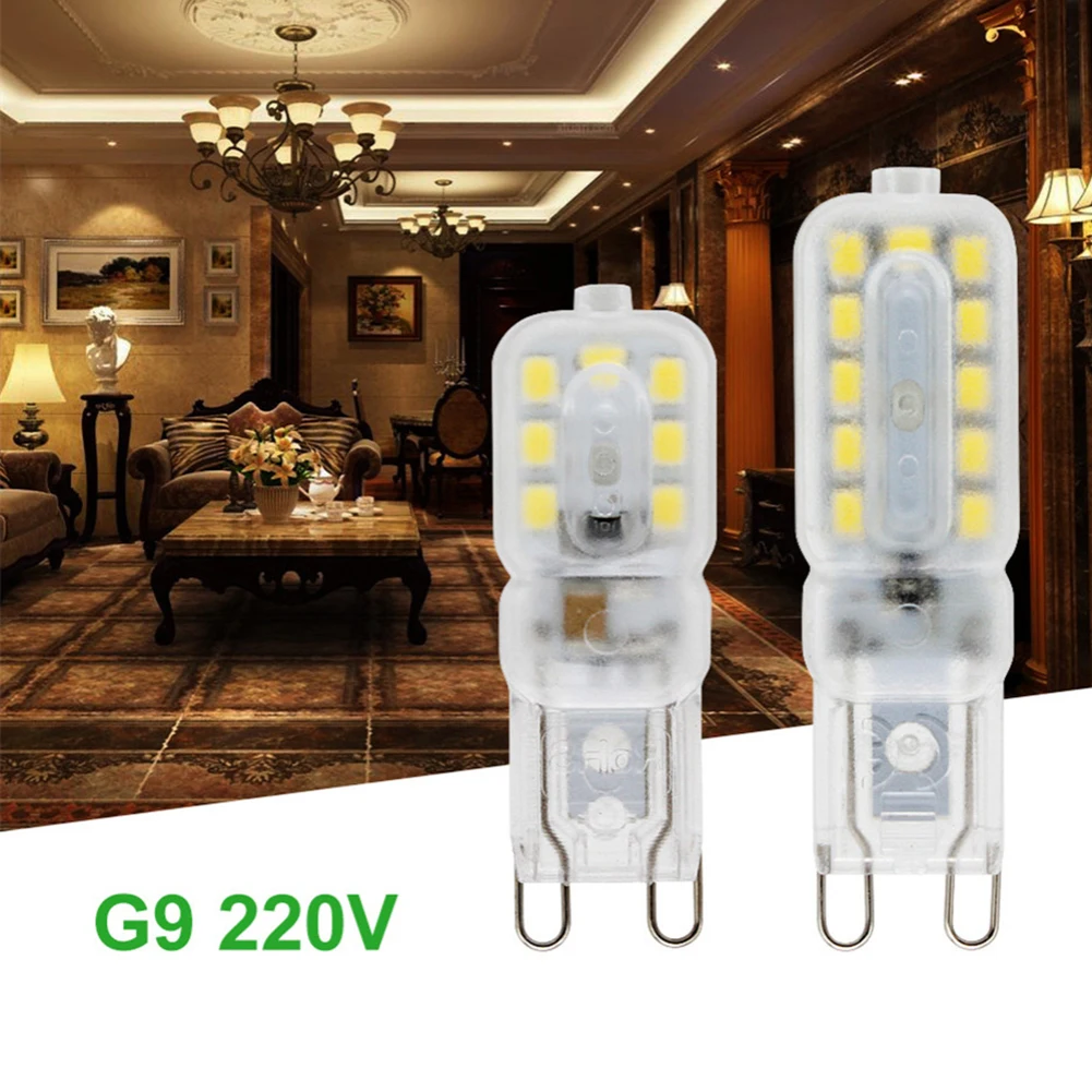 Ampoule LED G9 à Intensité Variable avec Document de Température 6000-6500K, Luminaire pour Supermarchés, Hôtel, Chambre à Coucher et Restaurant