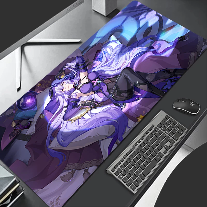 Mouse Pad Honkai: Star Rail Black Swan Gaming Laptops Keyboard Mat Deskmat computer Accessories Desk Protector Gamer PC carpet