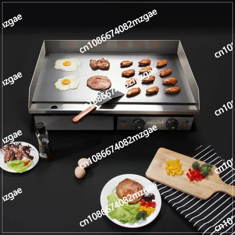 Commercial Electric Grill Large Capacity Frying Equipment Teppanyaki Furnace for Steak/Fish/Chicken Griddle