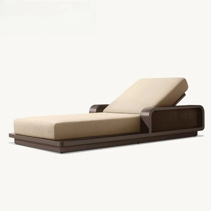 Hotel Outdoor Lounge Chair Villa Outdoor Lounge Set Outdoor Patio Lounge Set Resort Furniture Set Luxury Aluminum Pool Chairs