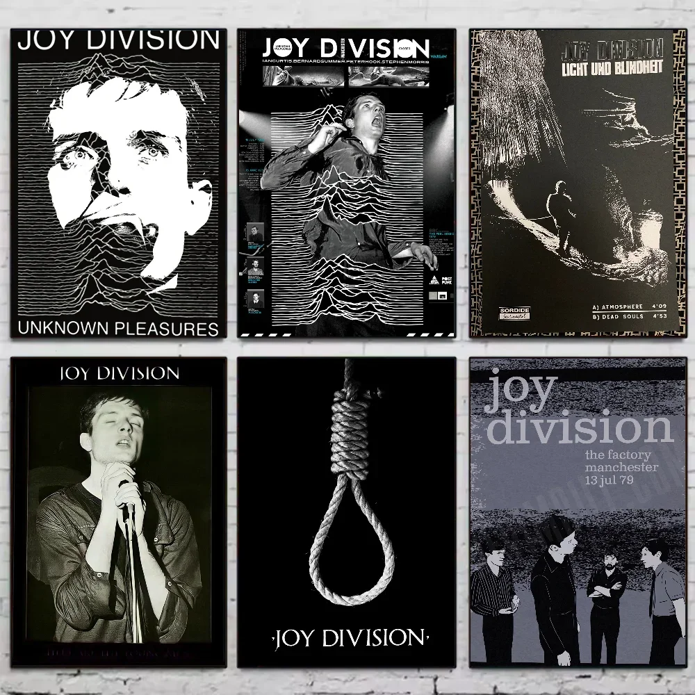 British Post Punk band J-Joy Division Poster Minimalist Aesthetics Print Canvas Painting for Living Room Modern Home Decor