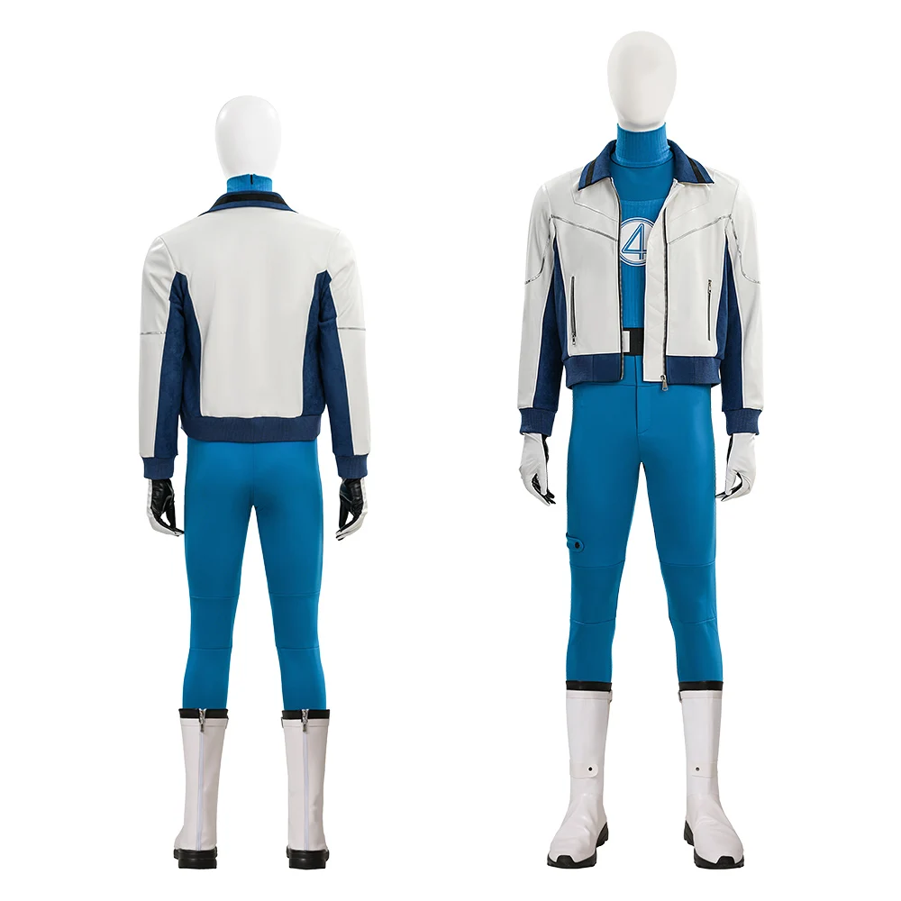 

Mister Fantastic Fantastic Four Cosplay Costume Deluxe Full Set Custom Size XS-XXXL Halloween Christmas Comic Con