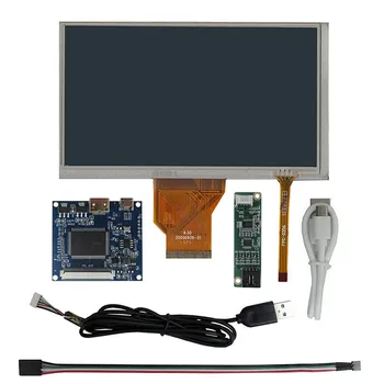 6.5 inch 800*480 DIY TFT LCD Display Screen Digitizer Touch Driver Control Board HDMI Compatible Raspberry Pi Monitor Kit