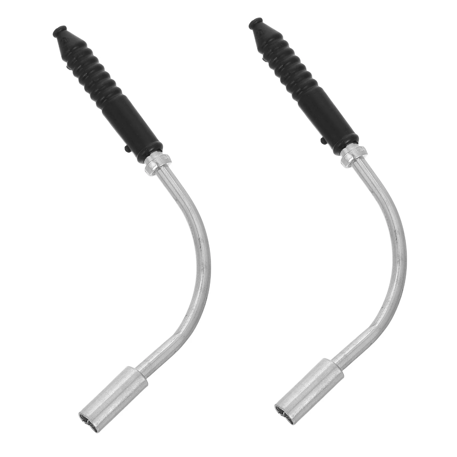 

2Sets Bicycle Brake Bent Tube Rubber-Sleeved Noodle for Enhanced Braking Performance City Mountain Road Bikes Cable