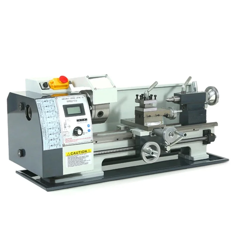 

Mini Metal Lathe Machine 7"x14" 180x350mm 7"x12" 180x300mm Variable Speed for Metal Turning Drilling Threading Woodworking