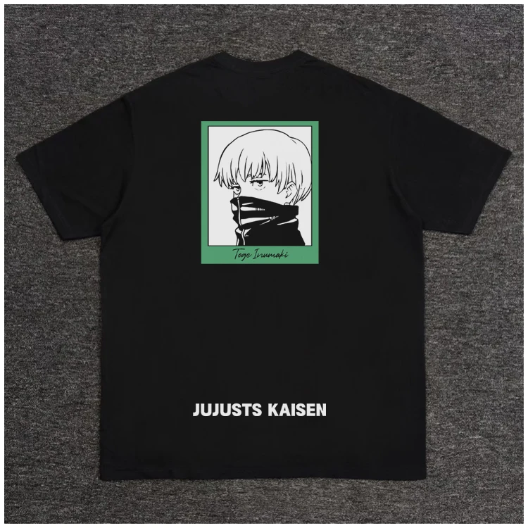 

Inumaki 2025 Full Time Warm and Comfortable 100%cotton Anime Clothes Vintage Oversize Streetwear Graphic T Shirts Tops Tees