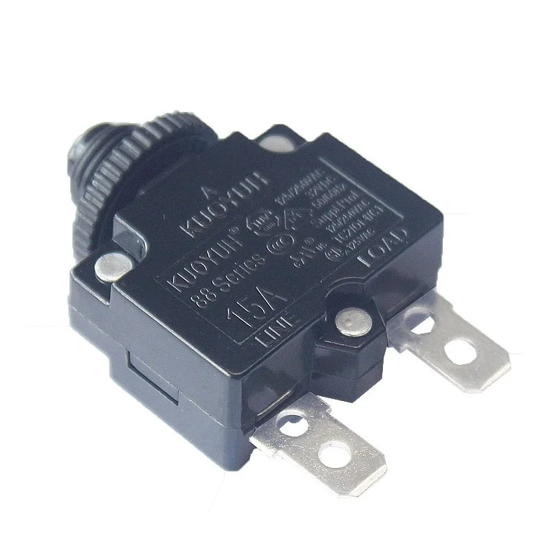 Kuoyuh 88 Series 5A 10A 15A 20A 25A 30A automatic reset thermal overload protector switch circuit breaker for air compressor