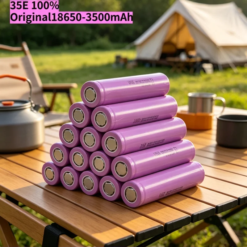 

100% New Original 18650 Battery 3.7V 3500mAh 18650 Rechargeable Battery High-current for Flashlight Batteries for 18650 Battery