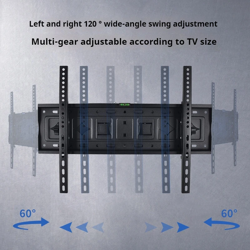 Imagem -03 - Suporte de Suporte Telescópico Rotativo Universal Ajustável tv Shelf Suporte para 3280 Polegadas Led Monitor Suporte tv Wall Mount